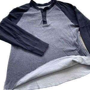 LL Bean River Driver Mens XL Wool Blend 2 Tone Blue Made In Canada Two Layer